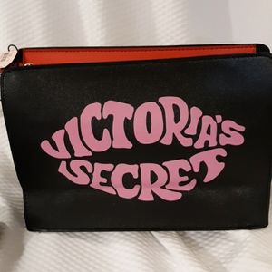 Victoria's Secret black makeup bag